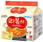 Paldo 4db Rabokki Sült Tészta Koreai Csípős és Fűszeres Leves Alaplével, 540g (Paldo)