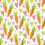 POL-MAK Húsvét Sweet Carrots szalvéta 20 db-os 33x33 cm (PKK765222) - kidsfashion