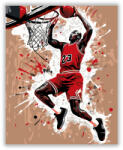 Michael Jordan Legendás Zsákolás - számfestő készlet
