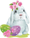 POL-MAK Húsvét Watercolour Bunny szalvéta 20 db-os 33x33 cm (PKK056329)
