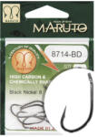 Maruto Horog 8714bd Carp Hooks Hc T. D. E. 5° Barbed Forged Black Nickel 6 (43010006)