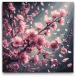  Festés számok szerint - Sakura virágok Méret: 50x50cm, Keretezés: Műanyagtáblával