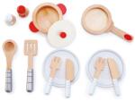 Hape Set de joaca ustensile bucatarie din lemn Hape (E3150A) Bucatarie copii