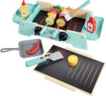 Hape Set de joaca din lemn gratar si plita Hape 24 piese (E3214A) Bucatarie copii