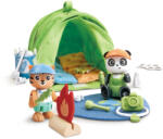 Hape Set de joaca din lemn Hape Eco-Camping 25 piese (E3420A) Figurina