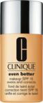 Clinique Clinique, Even Better, Natural Finish, Liquid Foundation, WN 54, Honey Wheat, SPF 15, 30 ml - vince