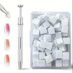 Global Fashion Set ombre și gradient: stilou metalic + bureți interschimbabili, 100 bucăți