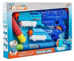 Flippy Set 2x Pistol cu Apa pentru Copii, Flippy, 6ani+, Albastru, 1x 900 ML + 1x 300 ML (TEO-123855)