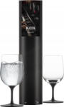 Eisch KAYA BLACK 2 db ásványvizes pohár díszhengerben 3, 4dl 165 mm (77350017)