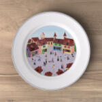Villeroy & Boch Design Naif lapostányér Falu 27 cm (1023372625)