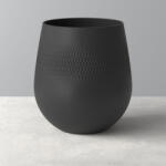 Villeroy & Boch Manufacture Collier noir fekete váza Carre No. 1 20, 5x20, 5x22, 5cm (1016825512)