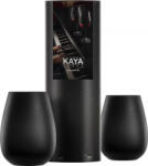 Eisch KAYA BLACK 2 db pohár díszhengerben 5, 5dl 118 mm (77350089)
