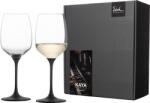 Eisch KAYA BLACK 2 db fehérboros pohár díszdobozban 4, 2dl 219 mm (77350032)