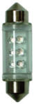 Jacky 78083 12V 6 LED-es kék szofita izzó, 36 mm, 2 db/csomag
