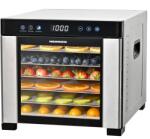 Heinner Food Dehydrator Heinner Prodry Essential Hfd-kd600ss, 550-650w, Led Display Digital Control, 6 Stainless Steel Trays, Mesh Sheet, Fruit Roll Sheet, Uv Function, Temperature: 35-75c, Timer: 30 Min - 2  Uscator de fructe