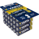 VARTA Ceruzaelem AA, alkáli mangán, 1, 5V, 24 db, Varta Longlife LR06, AA, LR6, AAB4E, AM3, 815, E91, LR6N