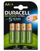 Duracell Elem Akku ceruza R6 2500mAh Ni-Mh Duracell 4db/bliszter (HR6 AA 2500mAh)