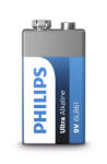 Philips 6LR61E1B/10 Ultra Alkaline elem (6LR61E1B/10)