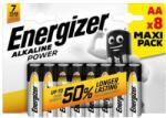 Energizer Elem ceruza ENERGIZER "AlkalinePower" AA 8 darabos (NZAP6A05) - vectraline