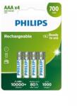 Philips R03B4A70/10 ELEM TÖLTHETŐ AAA 700 mAh 4-BLISZTER (R03B4A70/10)