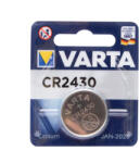 VARTA CR2430 gombelem, lítium, CR2430, 3V, 1 db/csomag (VARTA CR2430) - mi-one