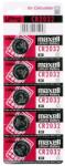 Maxell CR2032x5 csomag (téphető bliszter) 3V-os lítium gombelem (MAX131258)