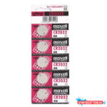 Maxell Elem CR2032 lithium 5 db/csomag, téphetõ bliszterben Maxell (EMACR20325)