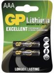GP Batteries lithium foto elem HR03, FR03 (mikro, AAA) 2db/bliszter (B15112)