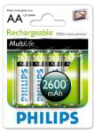 Philips R6B4B260 Nikkel-fémhidrid 2600 mAh AA Akkumulátor - 2600 mAh, 4 db (R6B4B260/10)