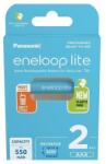 Panasonic Panasonic Eneloop BK-4LCCE/2BE AAA 550mAh mikro ceruza akku 2db/csomag (BK4LCCE-2BE-N) (BK4LCCE-2BE-N)