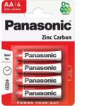 Panasonic Zinc RED féltartós Ceruza elem AA (R06) B4 - lumino