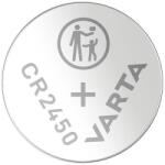 VARTA CR2450 lítium gombelem, 3 V, 560 mA, Varta BR2450, DL2450, ECR2450, KCR2450, KL2450, KECR2450, LM2450 - conrad