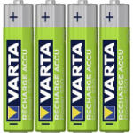 VARTA Mikroceruza akku AAA NiMH, 1, 2V 550 mAh, 4 db, Varta Ready2Use HR3, HR03, UO100557, DC2400, DC2400B4N, LR03 - aqua