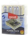 Maxell Alkálielem Power Pack LR-6 AA 24db-os visszazárható átlátszó műanyag dobozban (790269.04.CN) - bevachip
