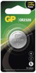 GP Batteries lithium gombelem CR2320 1db/bliszter (B15451)