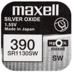 Maxell 389/SR54/SR1130SW Maxell ezüst-oxid gombelem (Azonos 390)