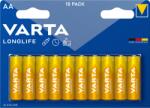 VARTA Elem AA ceruza LR06 Longlife 10 db/csomag, Varta (4106101761)