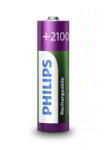 Philips R6B4A210/10 Nikkel-fémhidrid AA Akkumulátor - 2100 mAh, 4 db