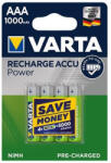 VARTA Akkumulátor mikro VARTA Power AAA előtöltött 4x1000 mAh (5703301404) - papir-bolt