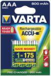 VARTA - Akkumulátor AAA mikro 800mAh | 4db/cs - 56703101404 (56703101404)