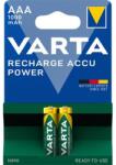 VARTA Tölthető elem, AAA mikro, 2x1000 mAh, előtöltött, VARTA "Power (5703301402) - mystock