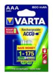 VARTA ACCU R03 AAA Újratölthető mini ceruzaelem 800mAh (2db/csomag) (56703101402)