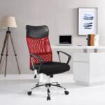  Ergonomikus irodai szék magasított háttámlával piros