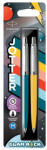Parker Golyóstoll PARKER Royal Jotter Glam rock 70 kék/sárga ezüst klipsz 2 darabos (7010593008) - papir-bolt