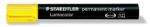 STAEDTLER Lumocolor 350 Alkoholos Rostirón - Vágott Hegy, 2-5 mm, Sárga