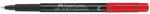 Faber-Castell Multimarkt Alkoholos Filctoll - 1 mm, Piros