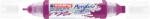 edding Akril marker 2-3mm, és 5-10mm, 3D kétvégű Edding 5400 lila (7580247012) - web24