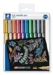 STAEDTLER Dekormarker készlet, 1-2 mm, kúpos, STAEDTLER "8323", 10 különböző szín (ts8323tb10) - irodaszer