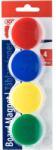 ICO 40mm 4db színes táblamágnes (7570866000) - officedepot