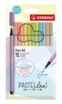 STABILO Filctoll STABILO Pen 68 Pastellove 1mm 12db-os készlet (6812-7-7) - irodaszer